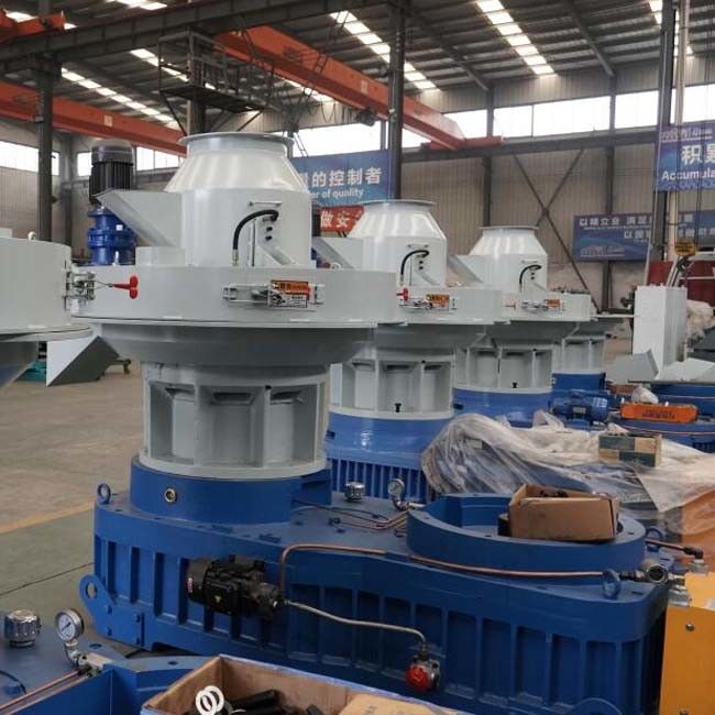Línea de producción de pellets de biomasa de anillo a presión con densidad de pellets de 1,1-1,3 t/m3