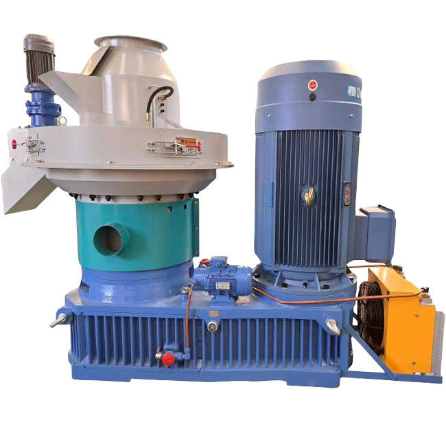 1 Máquina de pellets de madera de biomasa a presión 2.2KW 2 rodillos 100-150 KG / h