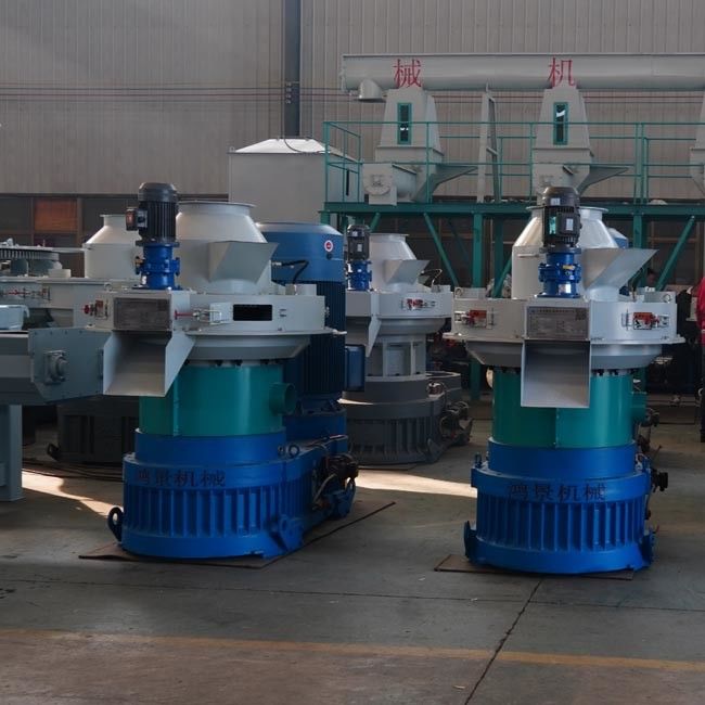 2.2-3kw Motor de acondicionamiento Línea de producción de pellets de biomasa 2-12mm